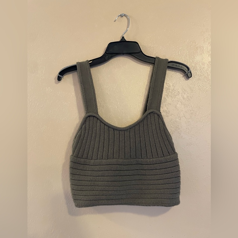 NWT Zara Knit Sweater tank sz L